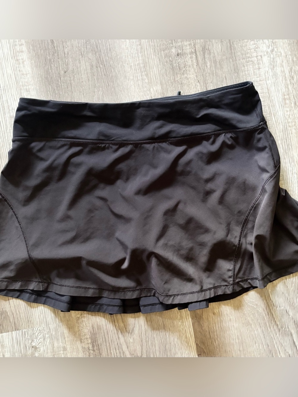 Lululemon Run: Pace Setter Skirt, highly popular athletic skort in black 10